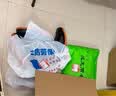 鸣固 雨鞋男中筒雨靴 防水胶鞋户外耐磨雨天黑色 218升级款中筒牛筋底 43  实拍图