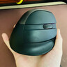 多彩（Delux）M618mini无线鼠标 蓝牙鼠标 人体工程学 立式垂直 双模可充电 办公笔记本电脑 轻音按键 铁灰色 实拍图