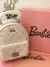 芭比（Barbie）双肩包女士2026新款菱格链条大学生旅行游书包闺蜜女朋友生日礼物 实拍图