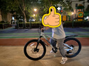 京东京造灵跃自行车铝合金车架8-12-13岁儿童自行车学生变速22寸鸽子 实拍图