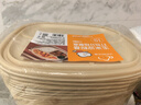 云蕾一次性饭盒分格餐盒带盖餐具打包加厚加厚玉米淀粉盒饭3格*10套 实拍图