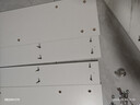 酷林KULIN折叠餐桌 家用白色桌面带储物柜可移动 小户型餐桌饭桌可伸缩 实拍图