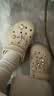 卡骆驰（CROCS）贝雅云彩女士洞洞鞋休闲鞋|208186 冬日白-11S    39 (250mm)   实拍图
