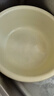 新款圆形家用洗脸盆加厚卫生间厨房洗衣洗菜洗脚宿舍泡脚盆 奶油黄 大号plus【直径37CM】 实拍图