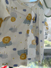舒贝怡婴儿衣服内衣套装儿童睡衣宝宝春夏薄款家居服纯棉对开秋衣蓝色90 实拍图