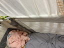M-CASTLE床围栏婴儿童床上挡板宝宝床边防摔床护栏三面拼接防夹防掉床围挡 月光白 单面装 1.8米 实拍图