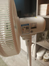 美的（Midea）【幸运草安睡1S】一级能效直流变频声控电风扇家用遥控卧室静音落地扇台式桌面抗菌大风力转页扇 实拍图