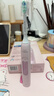 飞利浦（PHILIPS）声波电动牙刷钻石3系 5倍洁齿5种模式 洁净刷头*2 生日礼物送男士/女友 价保618 HX5171/04粉 实拍图
