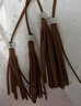 COSMICKISS民族风腰带女连衣裙子复古百搭汉服配饰装饰棕色皮带波西米亚风 咖啡色 实拍图