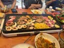 摩飞电器多功能锅三代折叠料理锅聚会嗨吃电烤盘新款电火锅家用无烟煎炒煮涮烤肉一体烧烤炉分体式 MR9188 椰奶白全套【含嗨吃盘】 实拍图