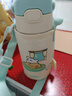 膳魔师（THERMOS）儿童水杯线条小狗上学便携吸管杯畅吸杯提手便携儿童节送礼BBSD 实拍图