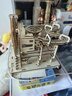 大眼小娃滚珠轨道积木3D立体拼图木质拼装模型儿童DIY手工益智玩具6-12岁 实拍图