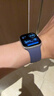 Apple/苹果 Watch S11 智能手表GPS款46毫米银色铝金属表壳雾紫色运动型表带S/M MEVW4CH/B 实拍图