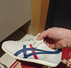 Onitsuka Tiger鬼塚虎男鞋 慢跑鞋透气轻便男女款运动休闲鞋RUNSPARK 白色/藏青色(1183B480-107) 42.5 实拍图