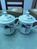 陶相惠陶瓷茶杯带盖家用泡茶杯中国风茶杯大容量办公室水杯骨瓷杯子定制 实拍图