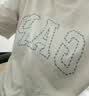 盖璞Gap男女装2026春季新款纯棉logo字母宽松短袖T恤百搭上衣 白色 868224 L (175/96A)亚洲尺码 实拍图
