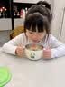 不锈钢碗316饭碗个人专用吃饭儿童碗宝宝辅食碗防烫碗带手柄加厚 主图同款-绿熊猫（儿童专用）+密封盖+勺子 【抗菌316钢】 实拍图