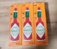 辣椒仔（Tabasco）美国进口塔巴斯科辣椒酱 必胜客低脂肪沙拉意面辣椒汁调味汁西餐 3瓶装 实拍图