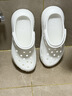 卡骆驰（CROCS）檀健次同款经典泡芙洞洞鞋百舒适男沙滩鞋女鞋休闲鞋|207521 白色-100(含智必星) 36 (220mm) 37 实拍图