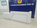CNGAGUOJJ公司烤漆前台桌接待台简约现代迎宾美容院收银台吧台办公室柜台  1.6米一键盘一抽屉 实拍图