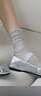 猫人5双蕾丝袜子芭蕾风女灰色【配玛丽珍鞋】中筒袜春夏季薄款堆堆袜 实拍图