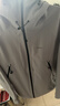 迪卡侬（DECATHLON）硬壳冲锋衣男女春秋登山防风防水单层夹克风衣运动外套MH500 男款-星际灰-亚洲版 加内胆选大一码 XL 实拍图