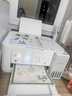 爱普生（EPSON）【6代新品】L4356墨仓式彩色无线AI学习打印机一体机家用/办公  L4266升级版(自动双面 液晶屏 白) 实拍图
