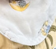 全棉时代婴儿纱布口水兜纯棉宝宝围嘴防吐奶口水巾围兜可旋转3条装29*32cm 实拍图