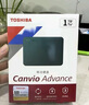 东芝（TOSHIBA）1TB 移动硬盘机械 V10系列 USB 3.2 Gen 1 2.5英寸 黛绿 兼容Mac 高速传输 密码保护 轻松备份 实拍图