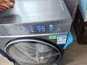 海尔（Haier）云溪5.0 【价低全网直播间】AWE 滚筒洗衣机全自动单洗 10公斤大容量 超薄 直驱 XQG100-BLE7AD1U1 实拍图