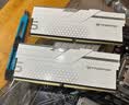 宏碁掠夺者（PREDATOR）48G(24G×2)套装 DDR5 6000频率 台式机内存条 Hermes冰刃系列 RGB灯条(C28) 白色 AI电脑配件 实拍图