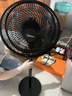 美的（Midea）【超级单品】七叶轻音立式电风扇家用柔风落地扇台式桌面小型风扇大风量节能摇头宿舍电扇 SAF30AB 实拍图