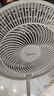 美的（Midea）【加大网罩】七叶轻音柔风电风扇/家用省电落地扇/小型台式电扇/广角摇头大风力宿舍风扇 SAE35CA1 实拍图