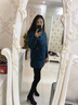 俞兆林妈妈装冬装中长款羽绒服女棉衣外套60岁中老年人棉服大码奶奶棉袄 XY-9858 孔雀蓝【棉服】  加厚 XL 【建议105-120斤左右】 实拍图