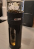 富光玻璃杯 高硼硅泡茶杯子 茶水分离杯 商务办公便携塑玻水杯男女士 实拍图