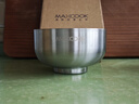 美厨（MAXCOOK）304不锈钢碗 汤碗双层隔热内外304不锈钢餐具13CM 单只装MCWA0668 实拍图