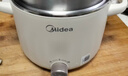 美的（Midea）电煮锅 0涂层不锈钢 宿舍小电锅 多功能家用宿舍泡面小火锅 2.6L蒸煮一体电热锅 XZC2066G 配蒸笼 实拍图