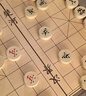 得力（deli）折叠实木中国象棋升级款木连盘实木中国象棋桌游学生开学露营套装 实拍图