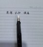 晨光（M&G）文具0.5mmF明尖钢笔 带吸墨器（不含墨囊）可换墨囊适配3.4口径 学生书法写字 黑杆单支AFPY5222 实拍图