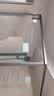 九牧（JOMOO） 【定制】极窄钻石淋浴房一体式干湿分离淋浴隔断沐浴房赠石基E17 枪灰型材（内外双开） 【光玻】900*1100*2000mm 实拍图