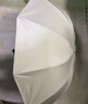 栀臻 雨伞 太阳伞黑胶防晒防紫外线 大号折叠男女士晴雨两用遮阳伞 特大号雨伞-米色约130cm 实拍图
