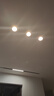 雷士（NVC） LED防眩筒灯射灯嵌入式无主灯家用客厅过道玄关灯服装店洗墙灯 桂影筒灯Ra97-7W三色光-孔75MM 实拍图
