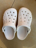 卡骆驰（CROCS）贝雅洞洞鞋男鞋女鞋轻便耐磨一脚蹬拖鞋休闲鞋百搭花园鞋|10126 白-100(含智必星) 36 /37(220mm) 实拍图