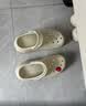 卡骆驰（CROCS）檀健次同款经典泡芙洞洞鞋百舒适男沙滩鞋女鞋休闲鞋|207521 黑色-001(含智必星) 39 (240mm) 实拍图