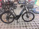 凤凰电助力自行车锂电池长续航电动车 A9星空黑26寸6速 36V15AH 实拍图