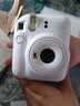 富士（FUJIFILM）instax  mini12 一次成像 立拍立得相机 mini12 茉莉白 套餐八（官方标配+相机包+相册+白边相纸20张） 实拍图