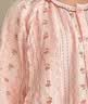 婧麒（JOYNCLEON）月子服纯棉春夏款纱布产后哺乳孕妇睡衣产妇家居服 粉L jyz181399 实拍图