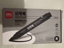 得力（deli）(deli)黑色粗头物流油性笔 墨量升级大容量快递签字办公文具马克笔记号笔 10支/盒 P06881 黑色 实拍图
