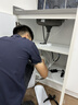 海尔（Haier）净水器家用厨下1200G流速母婴RO反渗透直饮净水机加热一体机餐边柜壁挂式管线机接自来水全屋套装 新品彩屏管线机+净水器 实拍图
