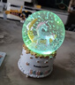 TaTanice水晶球音乐盒玩具八音盒儿童女孩独角兽灯光飘雪送女友生日礼物 实拍图